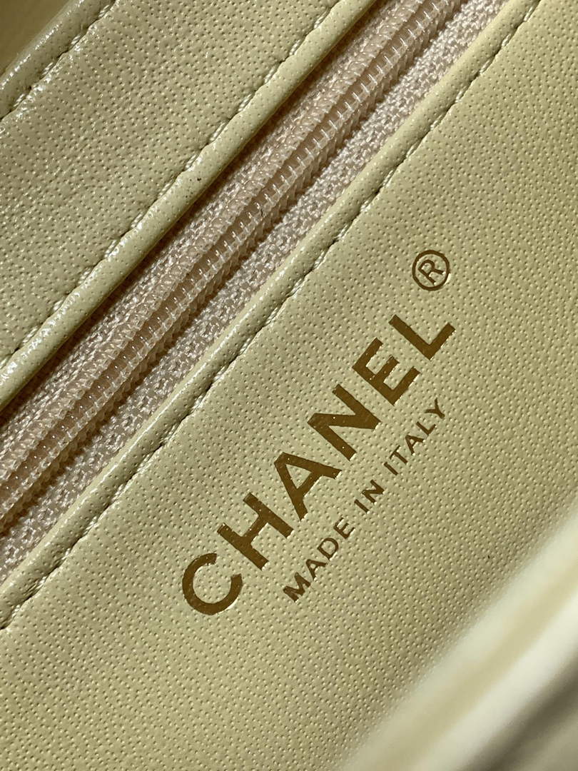 Chanel Calfskin Mini Shopping Bag AS4416 Yellow