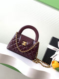 Chanel Calfskin Mini Shopping Bag AS4416 Wine Red