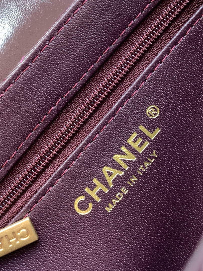 Chanel Calfskin Mini Shopping Bag AS4416 Wine Red