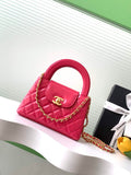 Chanel Calfskin Mini Shopping Bag AS4416 Plum