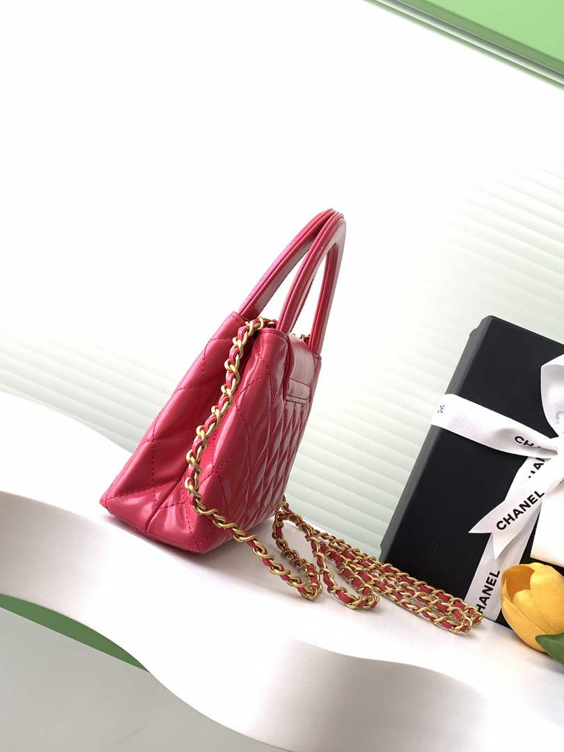 Chanel Calfskin Mini Shopping Bag AS4416 Plum