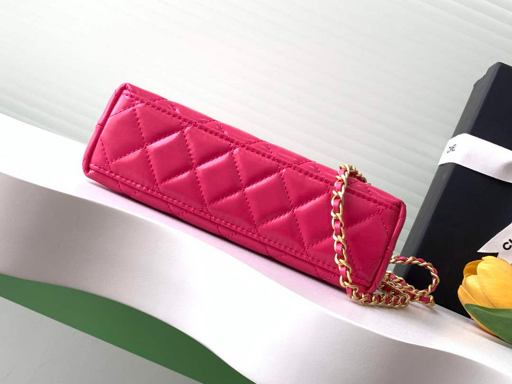 Chanel Calfskin Mini Shopping Bag AS4416 Plum