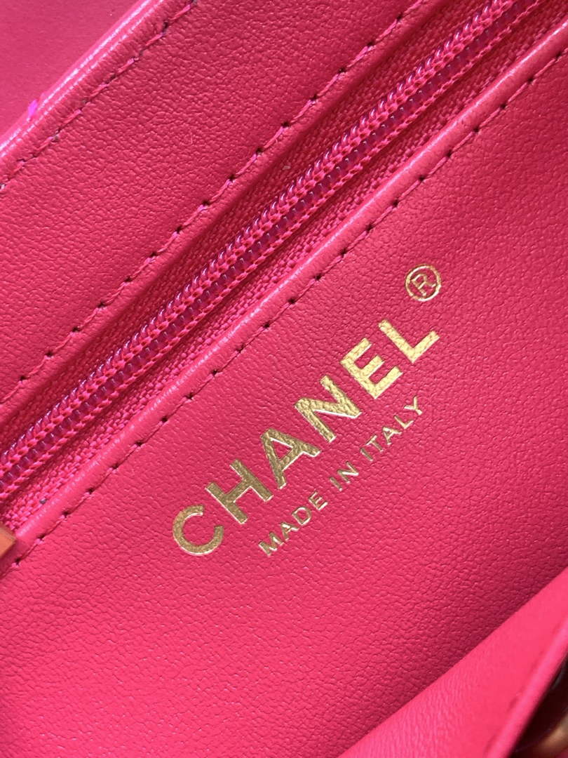 Chanel Calfskin Mini Shopping Bag AS4416 Plum
