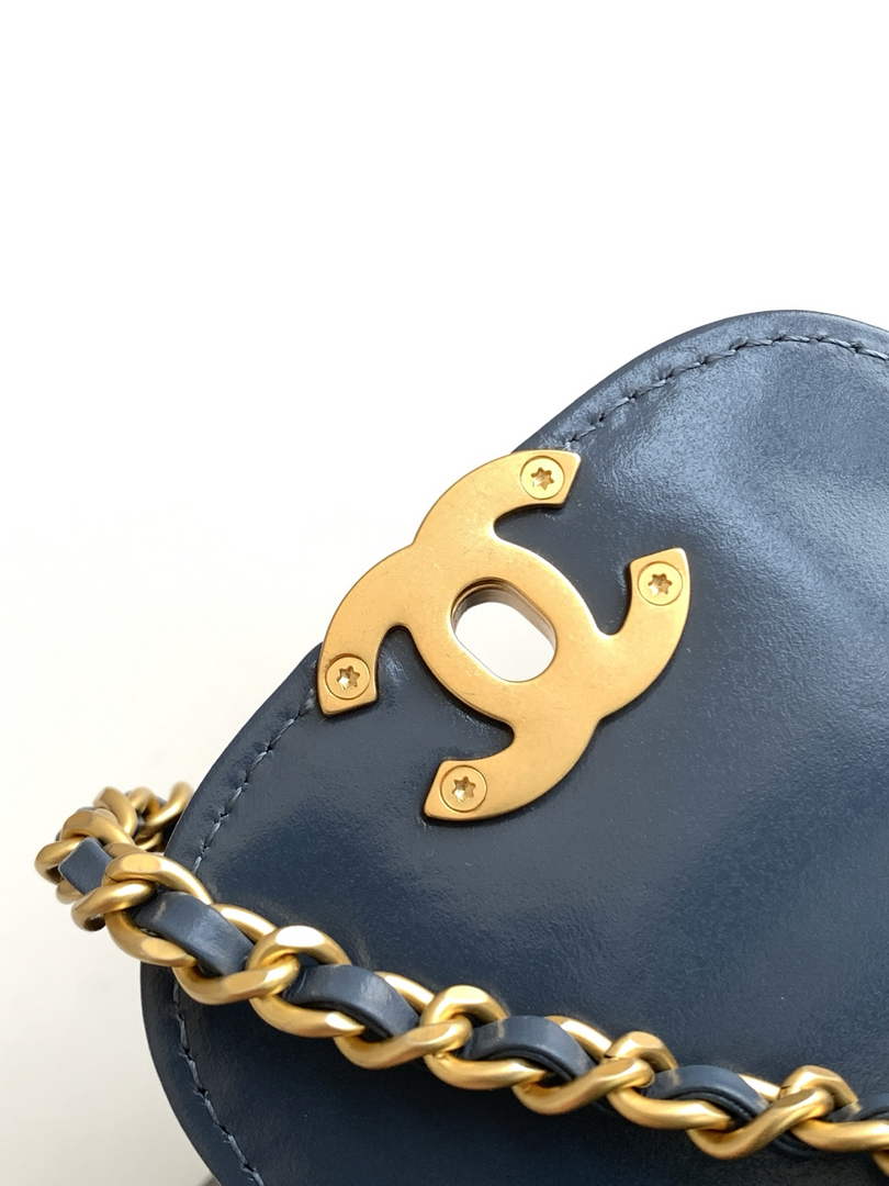 Chanel Calfskin Mini Shopping Bag AS4416 Dark Blue