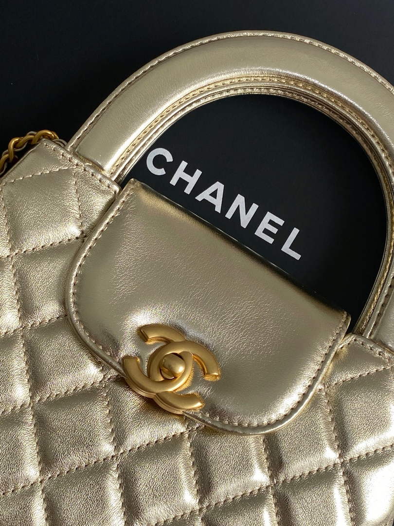 Chanel Calfskin Mini Shopping Bag AS4416 Gold