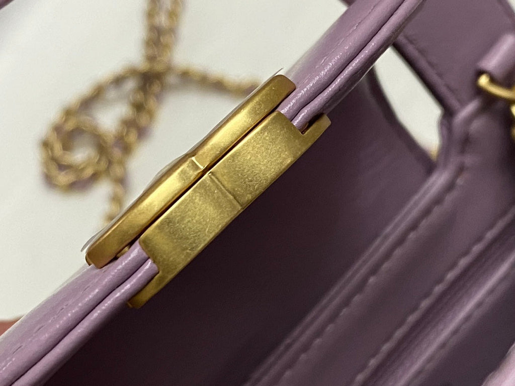 Chanel Calfskin Mini Shopping Bag AS4416 Light Purple
