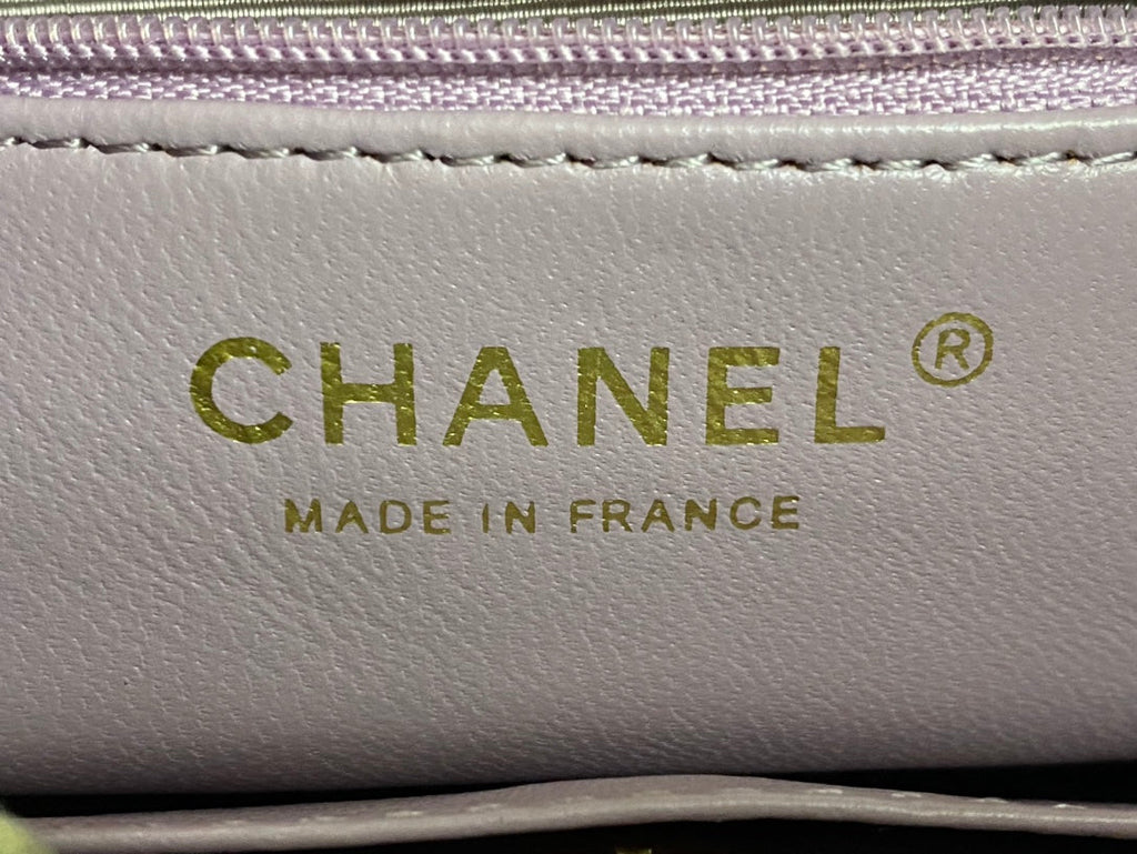 Chanel Calfskin Mini Shopping Bag AS4416 Light Purple