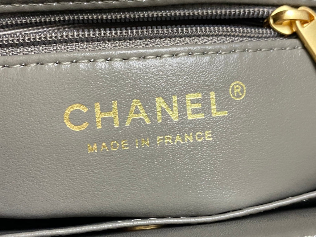 Chanel Calfskin Mini Shopping Bag AS4416 Dark Gray