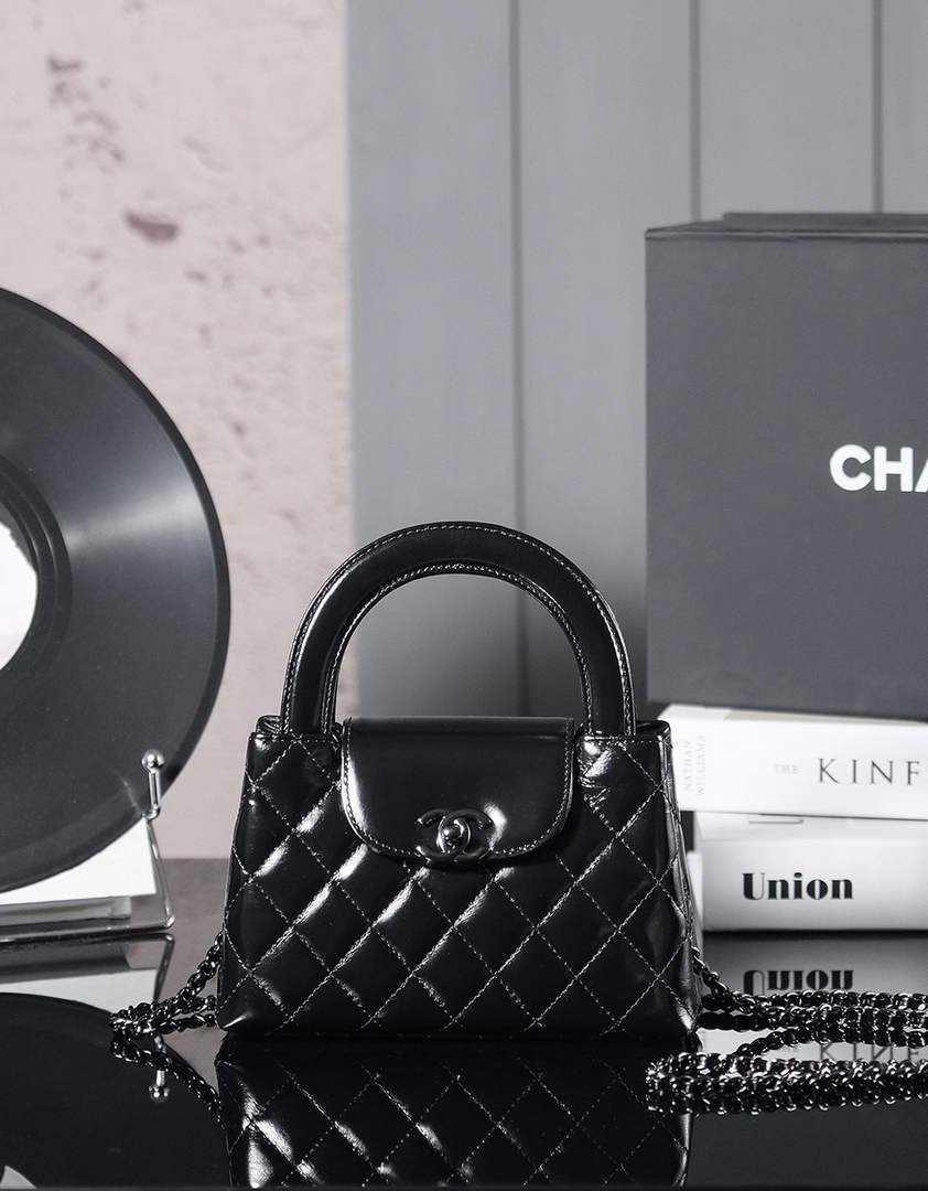 Chanel Calfskin Mini Shopping Bag AS4416 Black