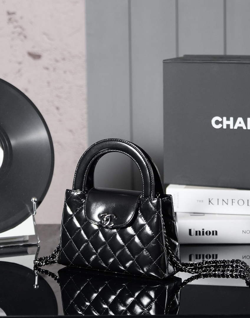 Chanel Calfskin Mini Shopping Bag AS4416 Black