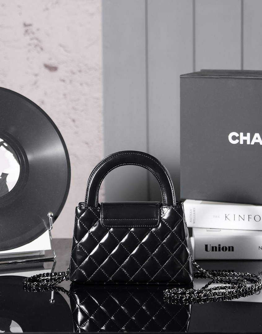 Chanel Calfskin Mini Shopping Bag AS4416 Black