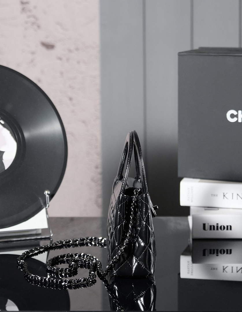 Chanel Calfskin Mini Shopping Bag AS4416 Black