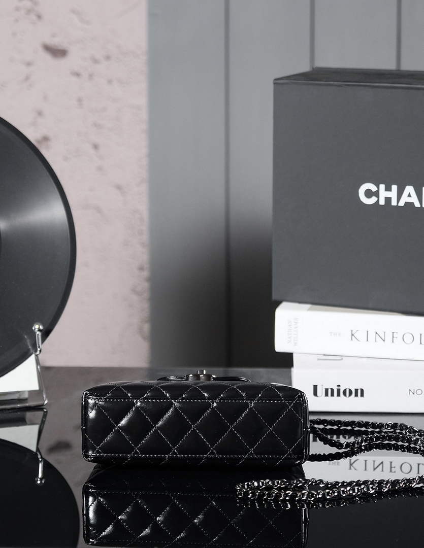 Chanel Calfskin Mini Shopping Bag AS4416 Black