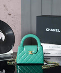 Chanel Calfskin Mini Shopping Bag AS4416 Light Green