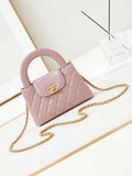 Chanel mini shopping bag, AS4416 light purple calfskin