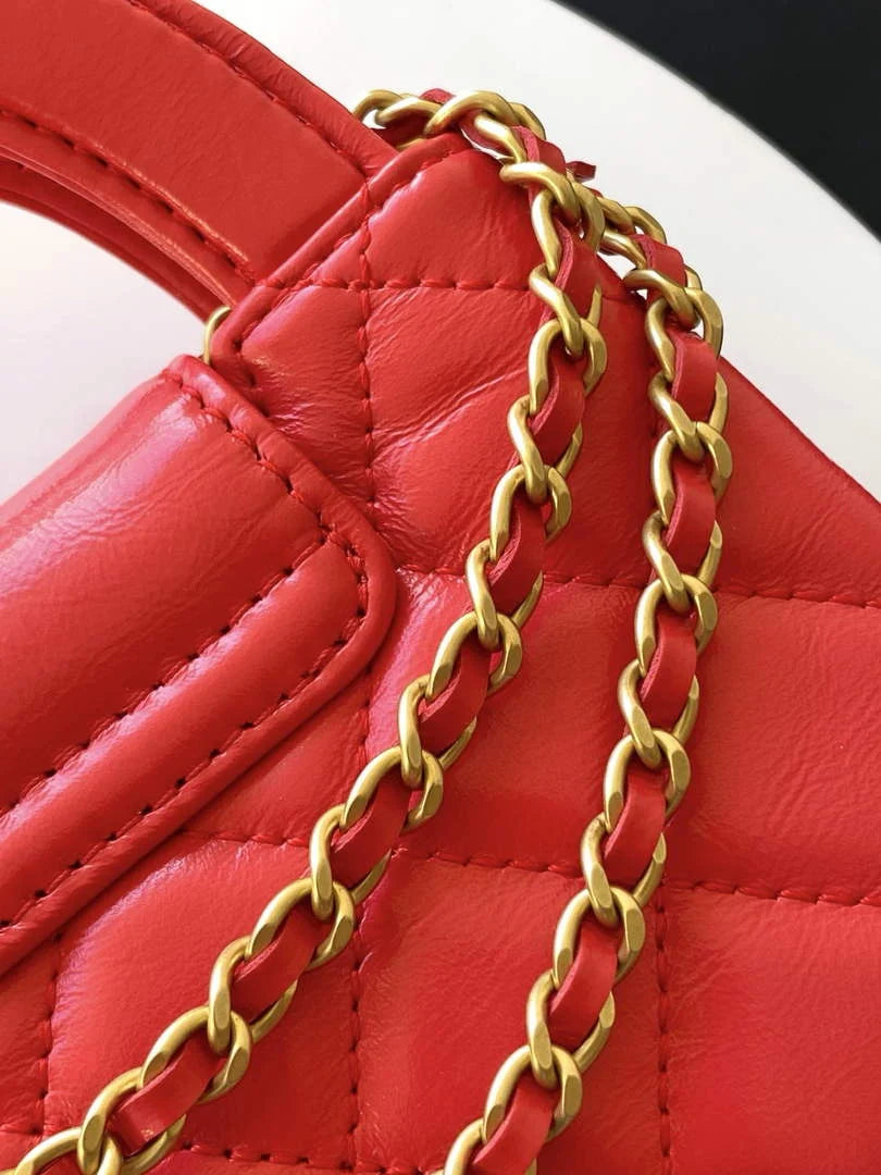 Chanel Mini Shopping Bag Shiny Calfskin AS3435