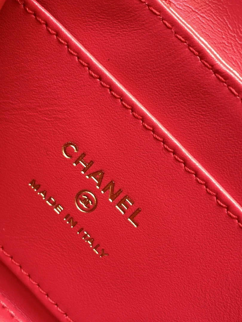 Chanel Mini Shopping Bag Shiny Calfskin AS3435