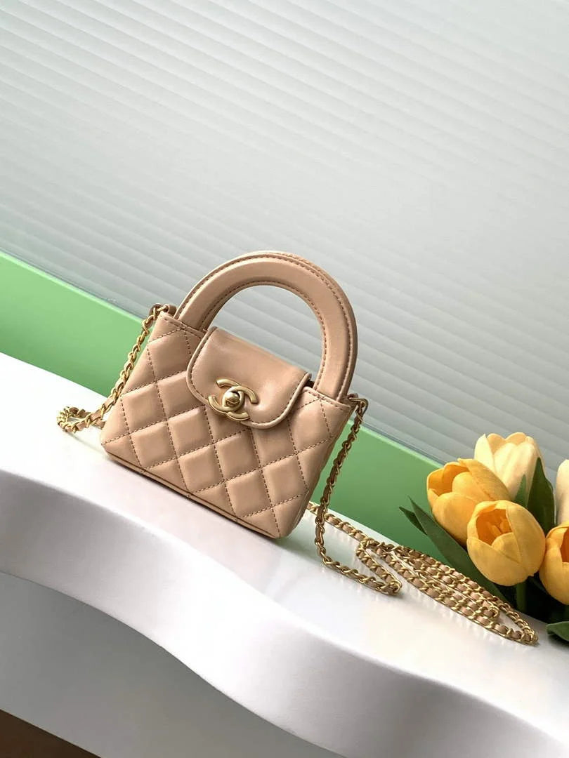 Chanel Mini Shopping Bag Shiny Calfskin AS3435