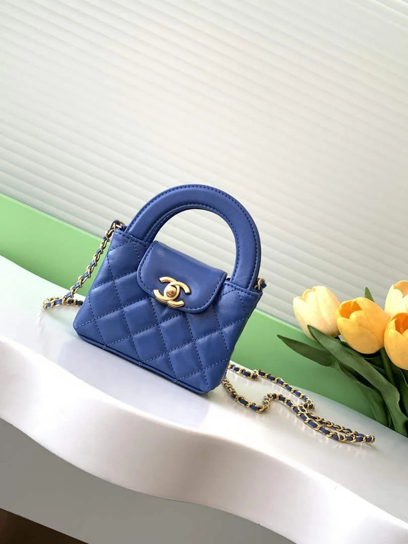 Chanel Mini Shopping Bag Shiny Calfskin AS3435