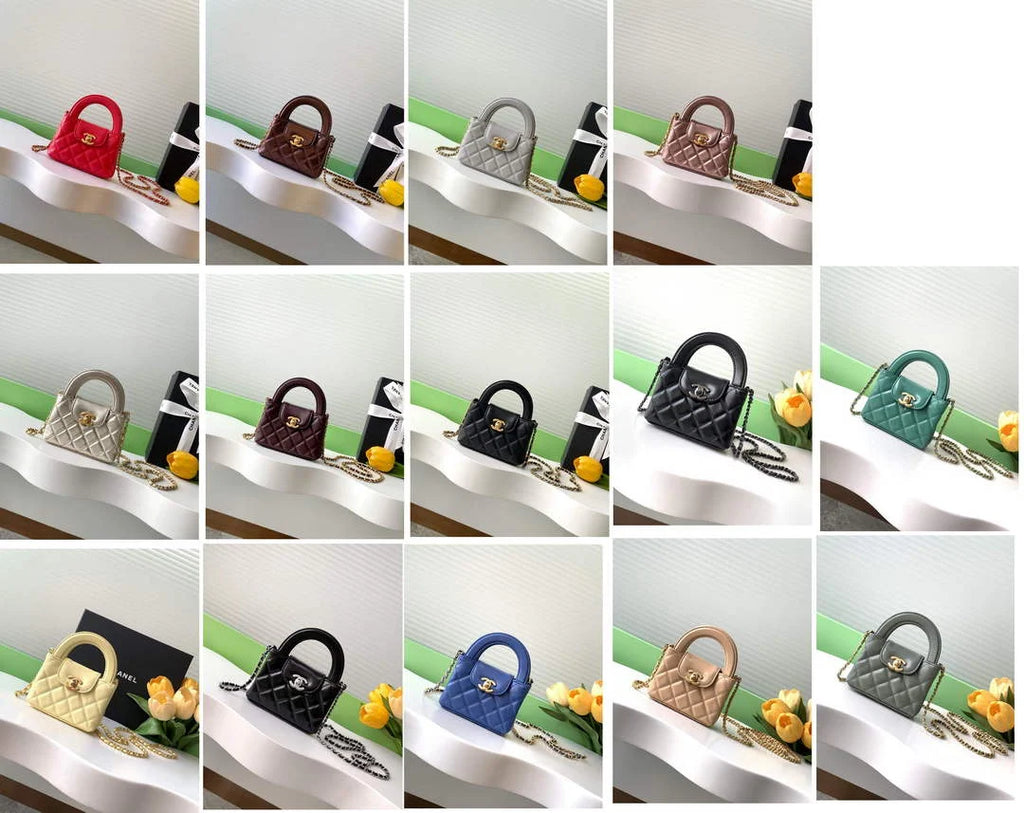 Chanel Mini Shopping Bag Shiny Calfskin AS3435