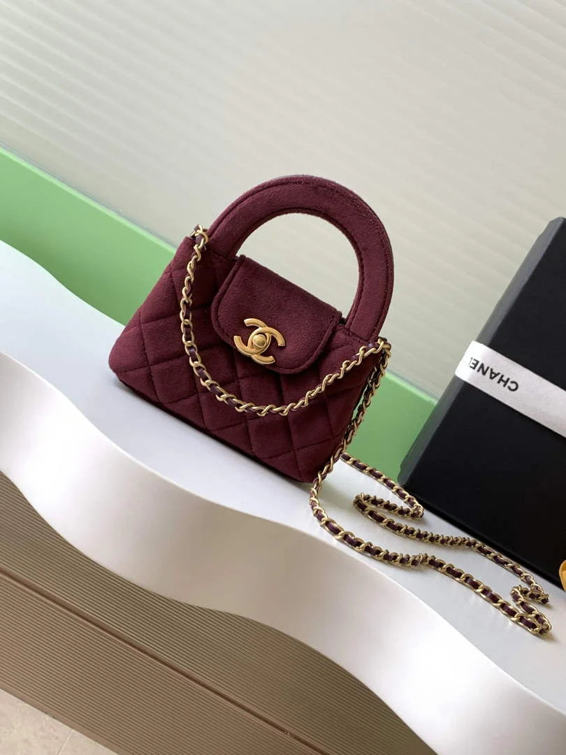 Chanel Mini Shopping Bag Velvet AS3435