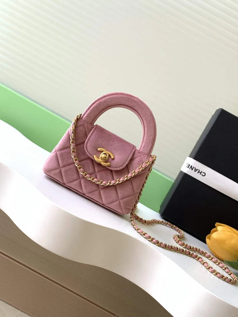 Chanel Mini Shopping Bag Velvet AS3435