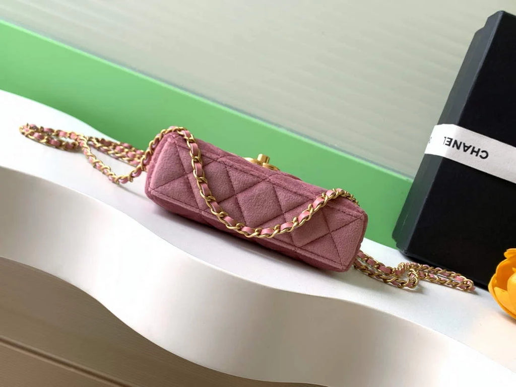 Chanel Mini Shopping Bag Velvet AS3435