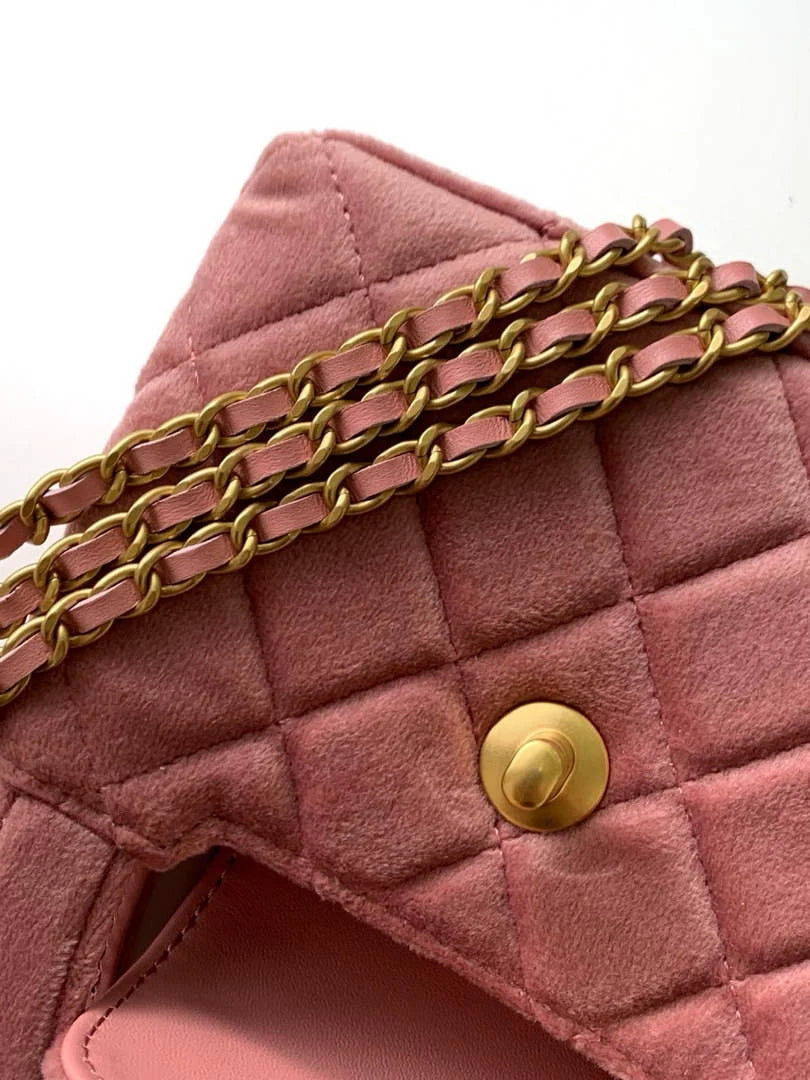 Chanel Mini Shopping Bag Velvet AS3435