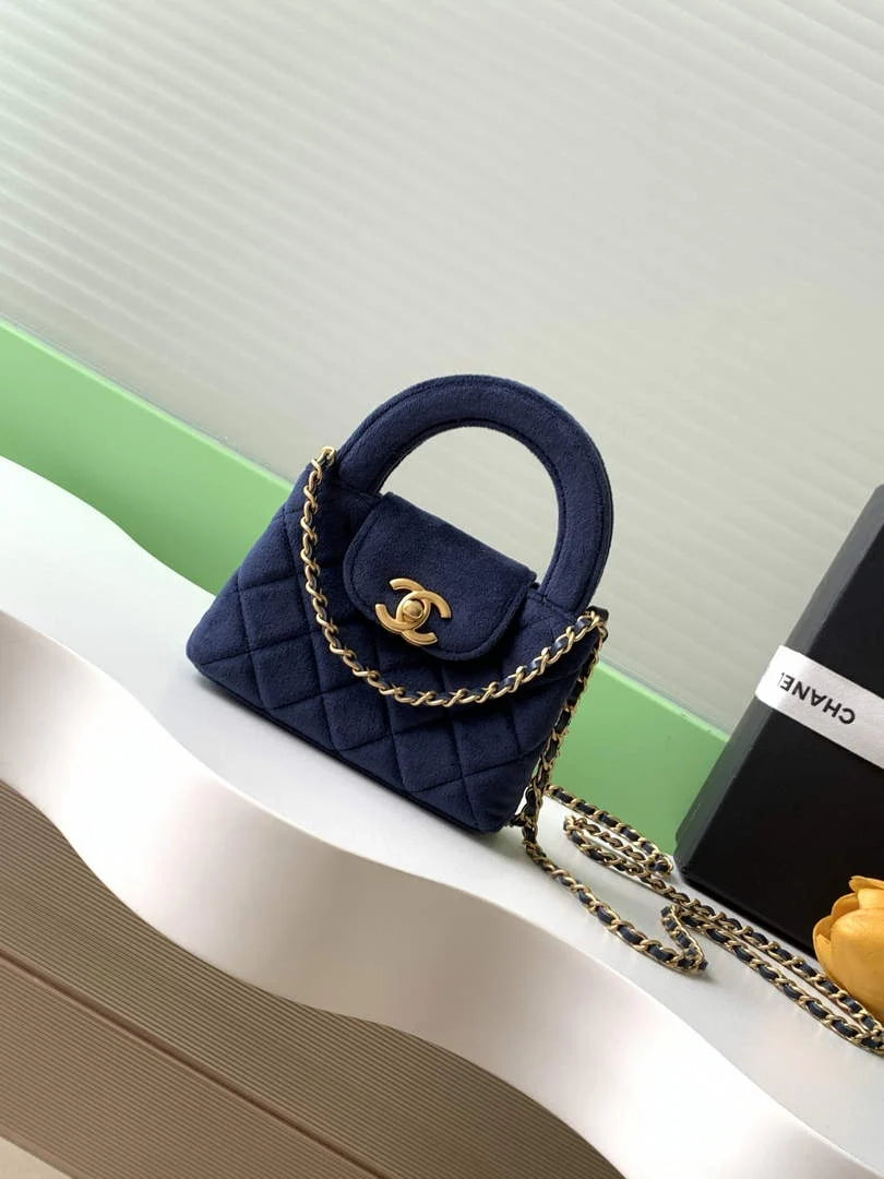 Chanel Mini Shopping Bag Velvet AS3435