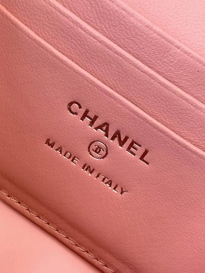 Chanel Vanity Case, AP3940 Lambskin Silver