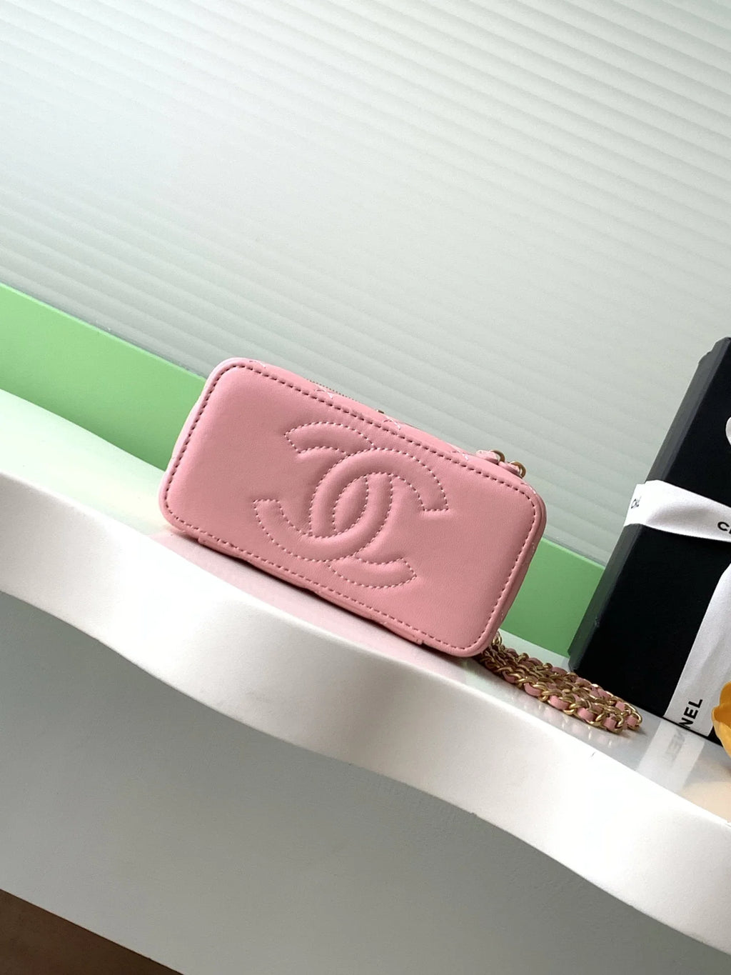 Chanel Vanity Case, AP3940 Lambskin Gold