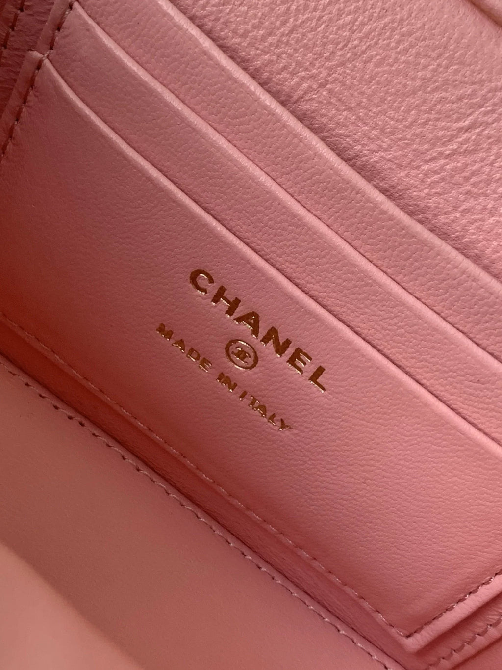 Chanel Vanity Case, AP3940 Lambskin Gold
