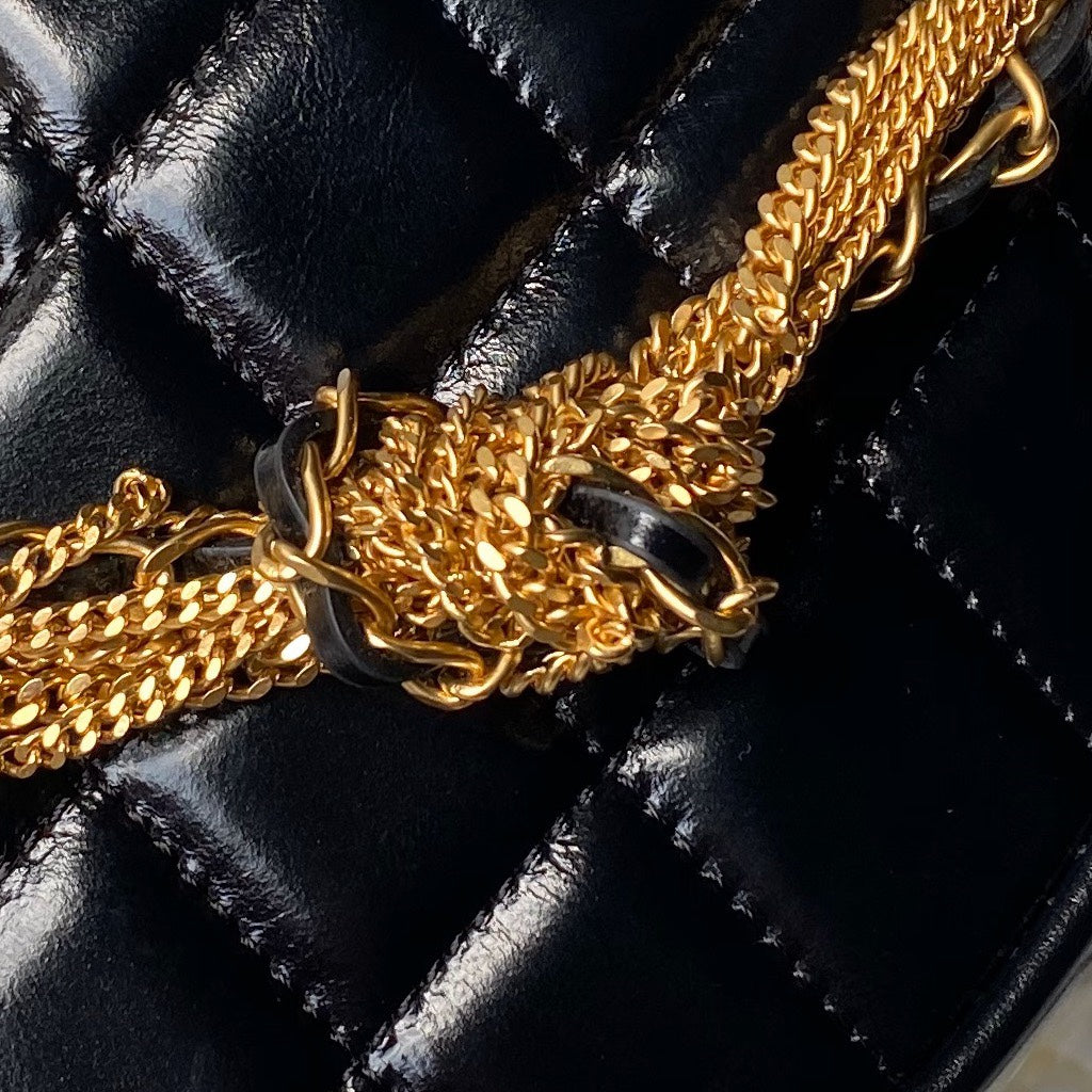 Chanel Pouch AP4058 Black Shiny crumpled calfskin