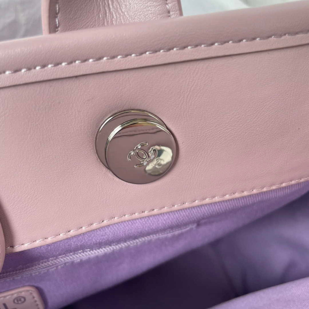 Chanel Shopping bag, Leather, AS3351, Pink