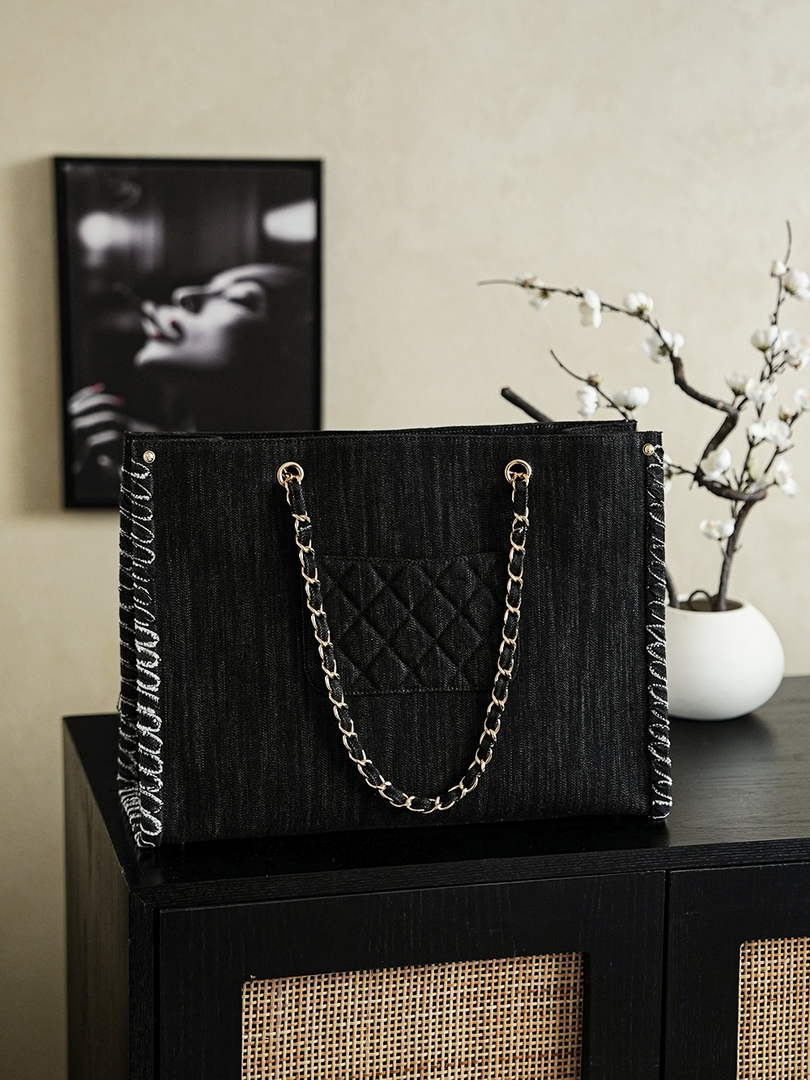 Chanel Shopping Bag AS5270 Black