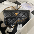 Chanel Shoulder Bag AS4754 Black Lambskin