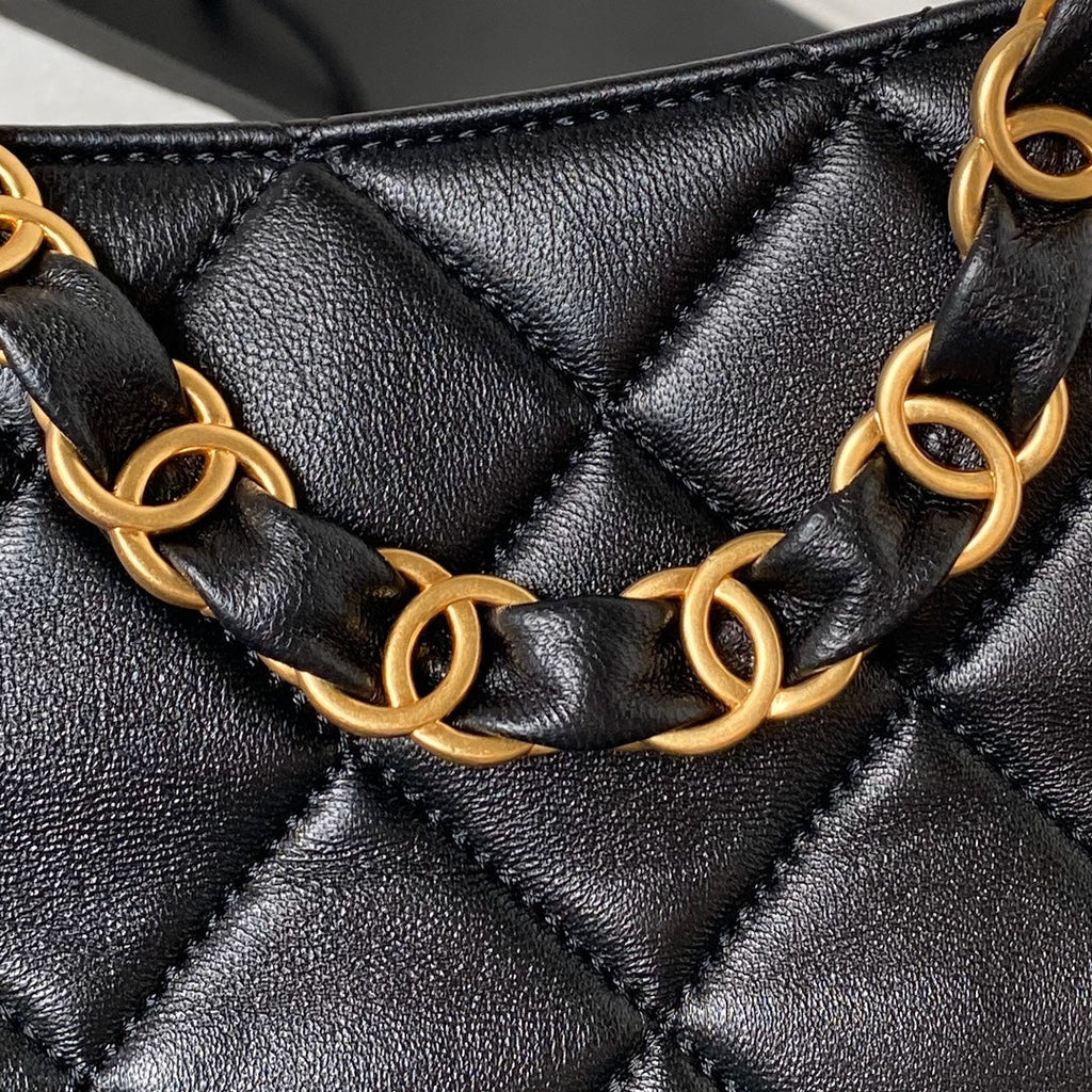 Chanel Shoulder Bag AS4754 Black Lambskin