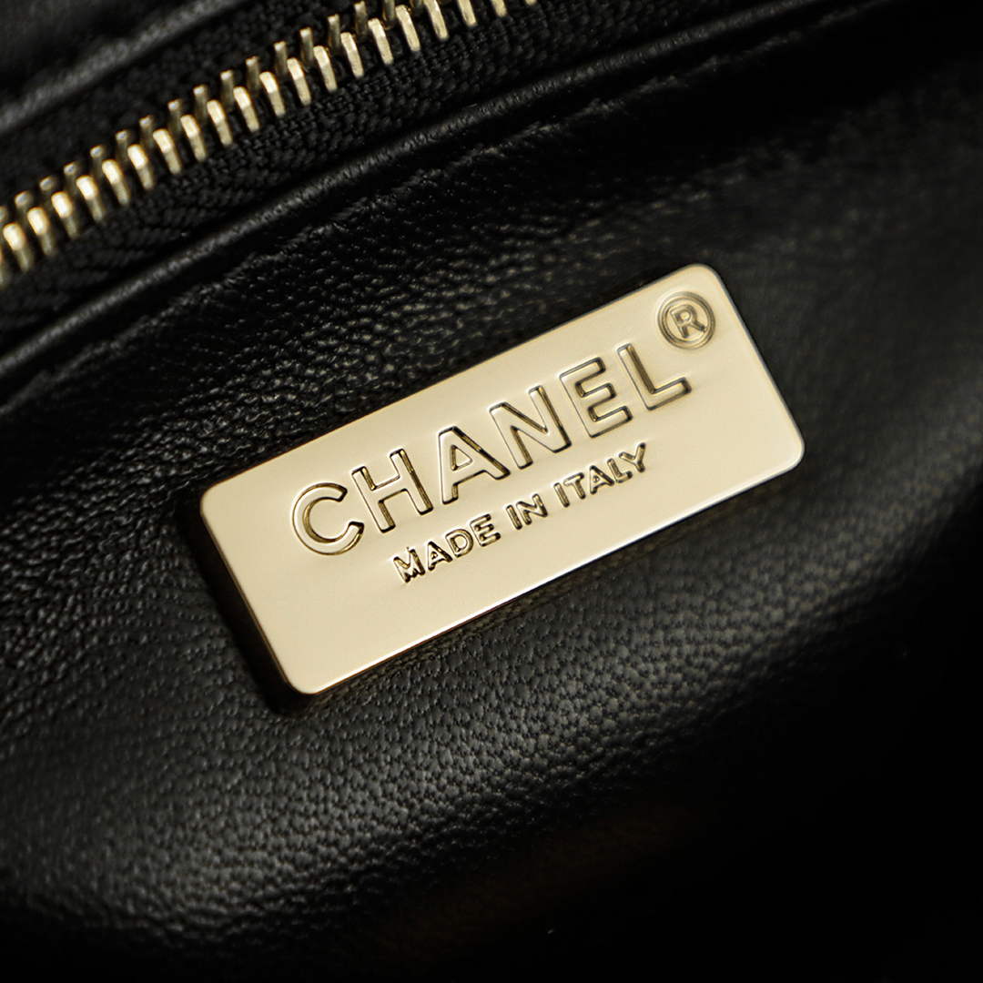 Chanel Shoulder Flap bag, AS4561 Sequins, Black