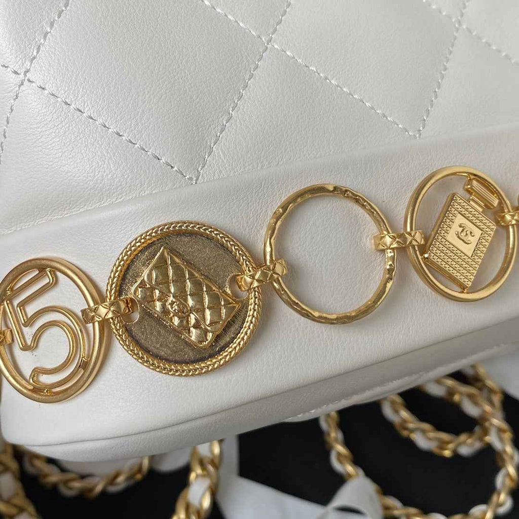 Chanel Small backpack AS4275 Calfskin Beige