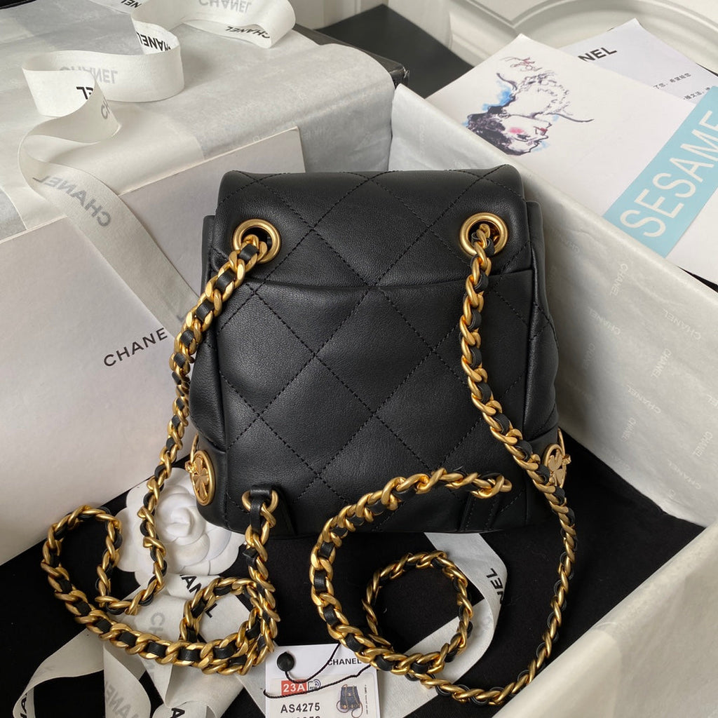 Chanel Small backpack AS4275 Calfskin Black