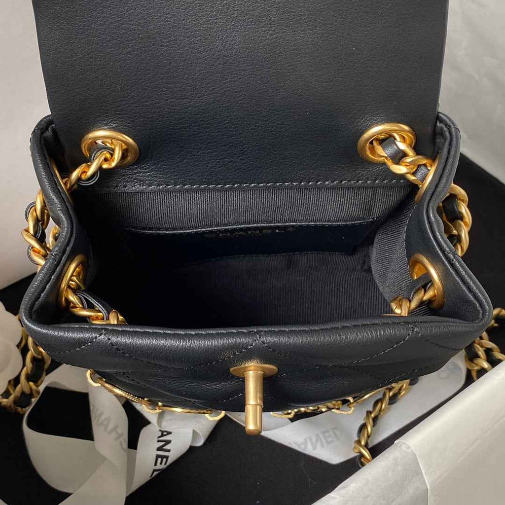 Chanel Small backpack AS4275 Calfskin Black