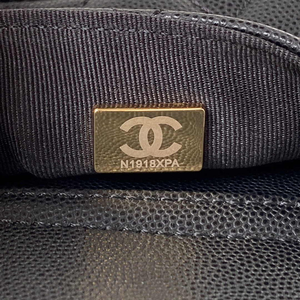Chanel Small backpack AS4399 Grained shiny calfskin Black