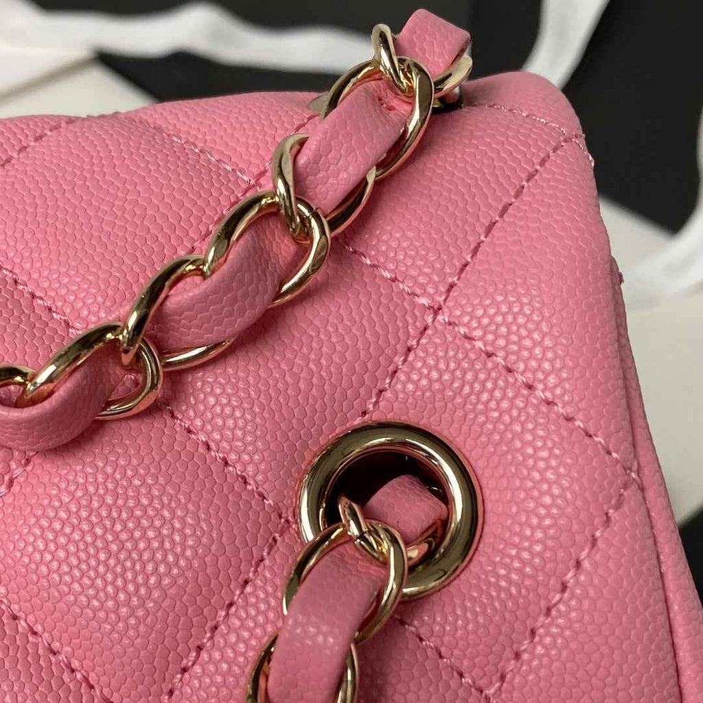 Chanel Small backpack AS4399 Grained shiny calfskin Pink