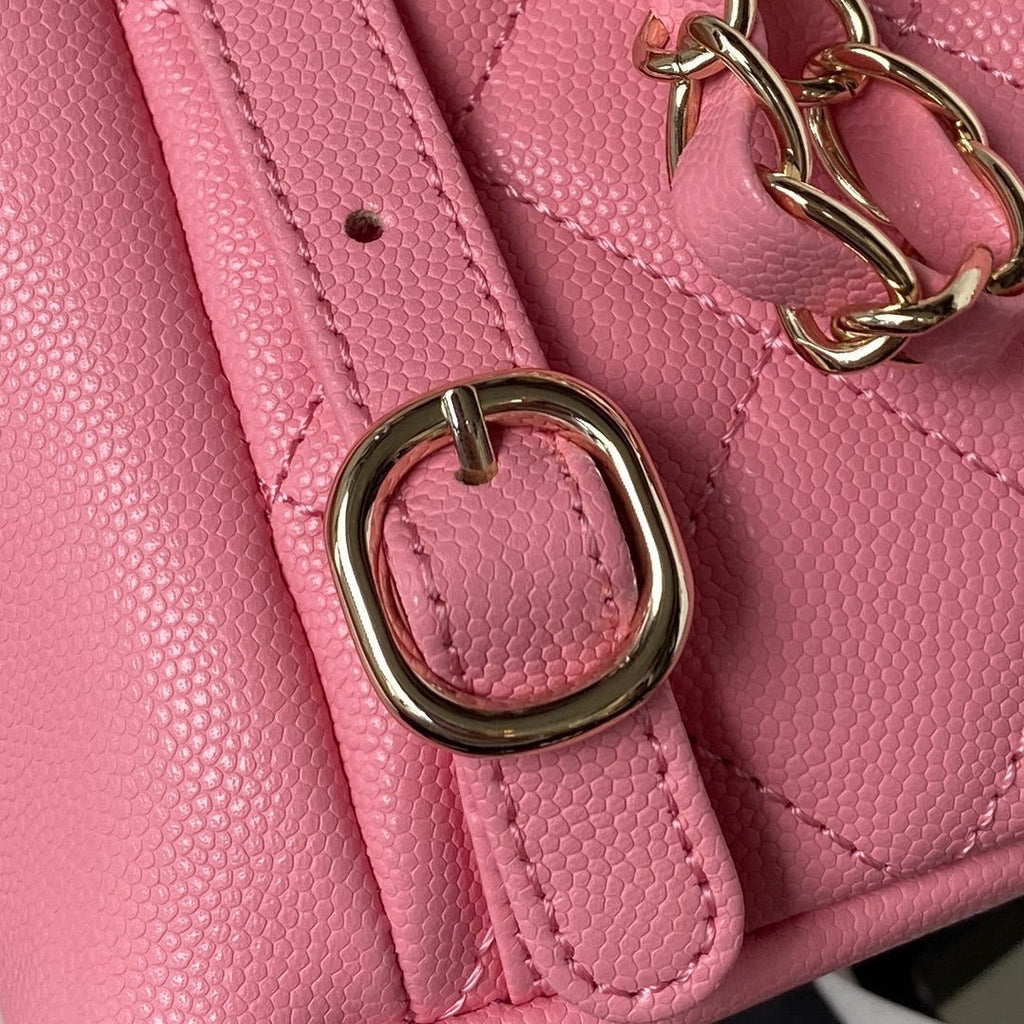 Chanel Small backpack AS4399 Grained shiny calfskin Pink