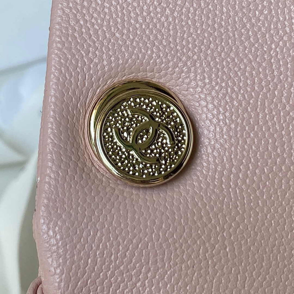 Chanel Small backpack AS4399 Grained shiny calfskin light pink
