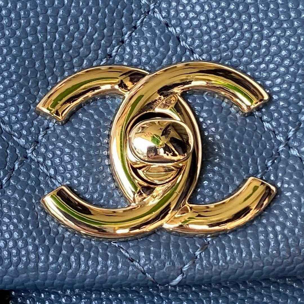 Chanel Small backpack AS4399 Grained shiny calfskin Blue