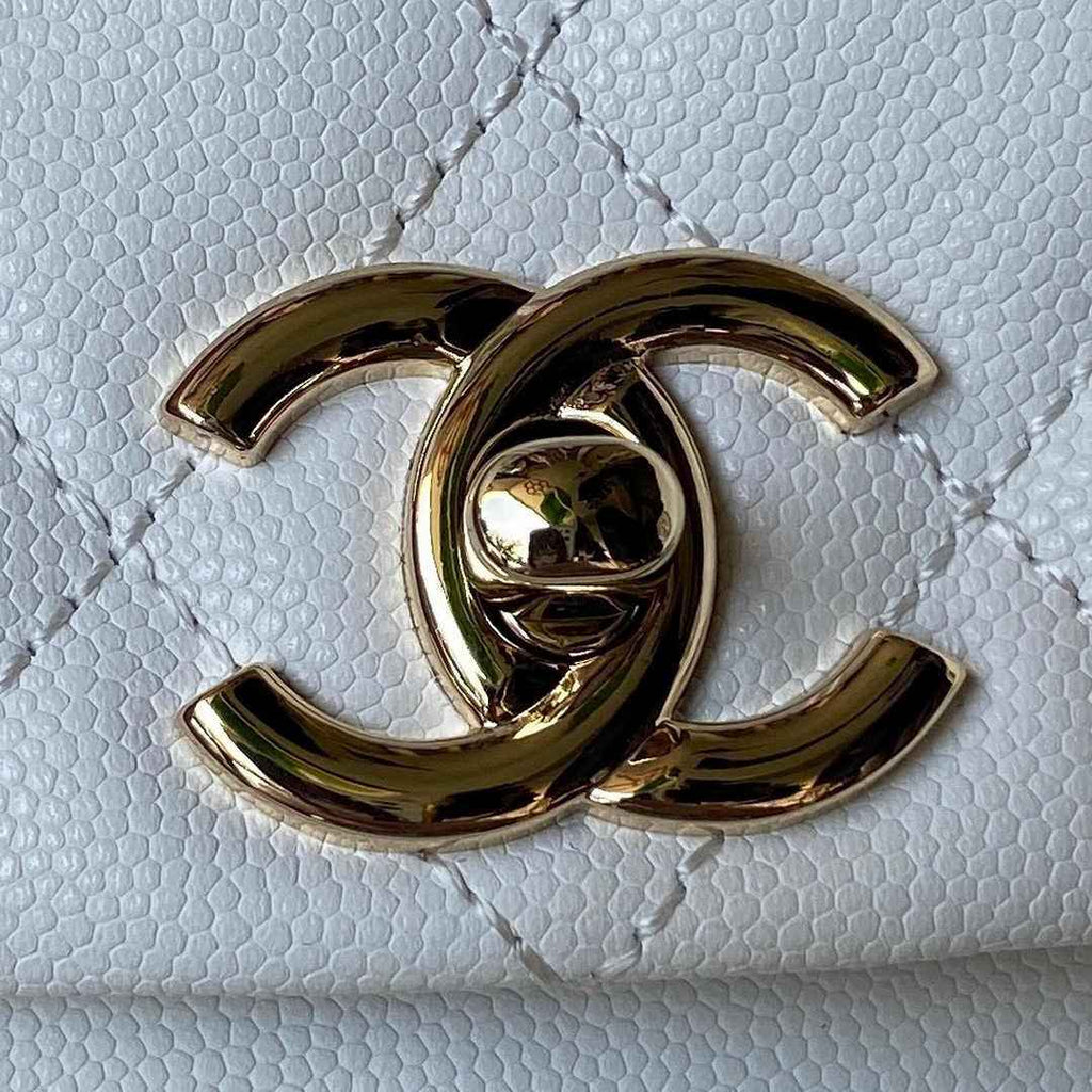 Chanel Small backpack AS4399 Grained shiny calfskin White