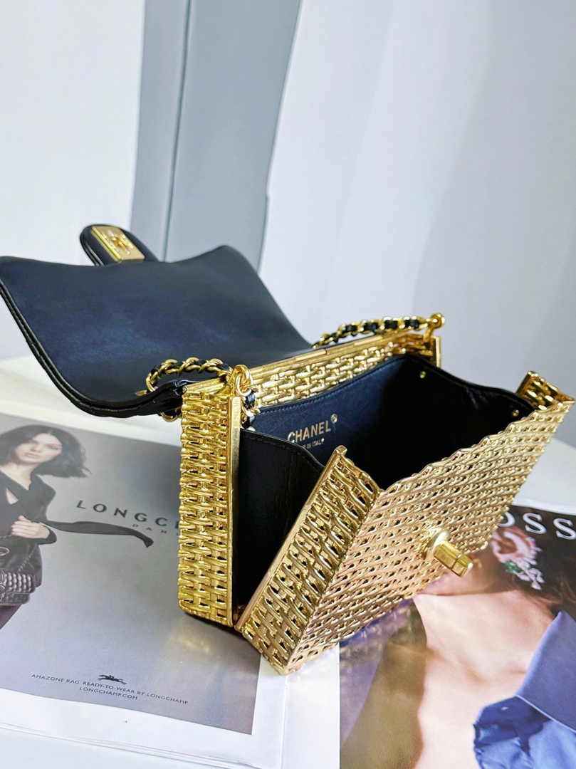Chanel Small Flap bag AP3712 Black Lambskin