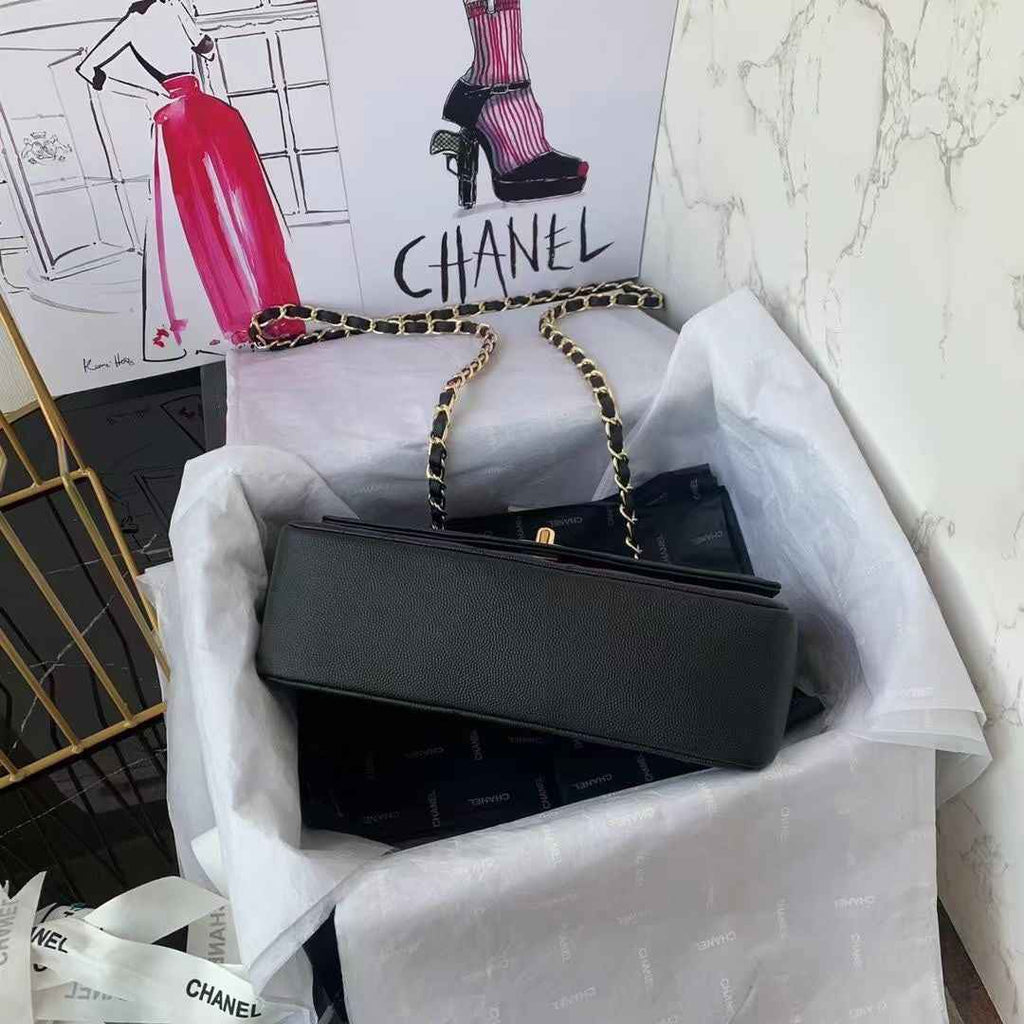 Chanel Small Flap Bag AS1488 Calfskin Black