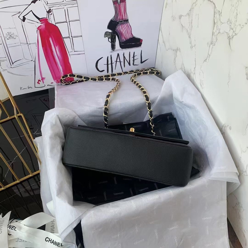 Chanel Small Flap Bag AS1488 Calfskin Black